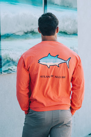 Pocketed Beach Fish Long-Sleeve