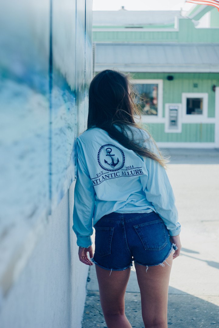 Blue Long-Sleeve Anchor Classic