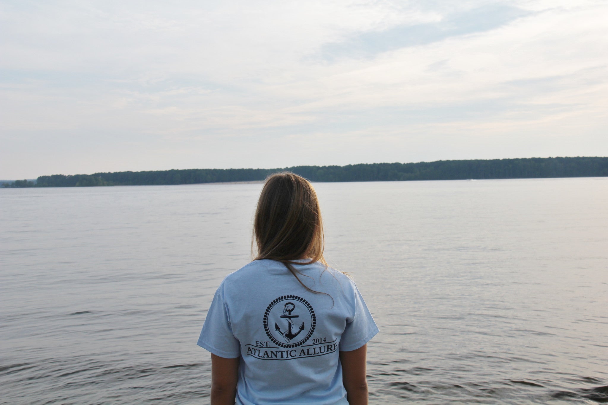 Powder Blue Short-Sleeve Anchor Classic