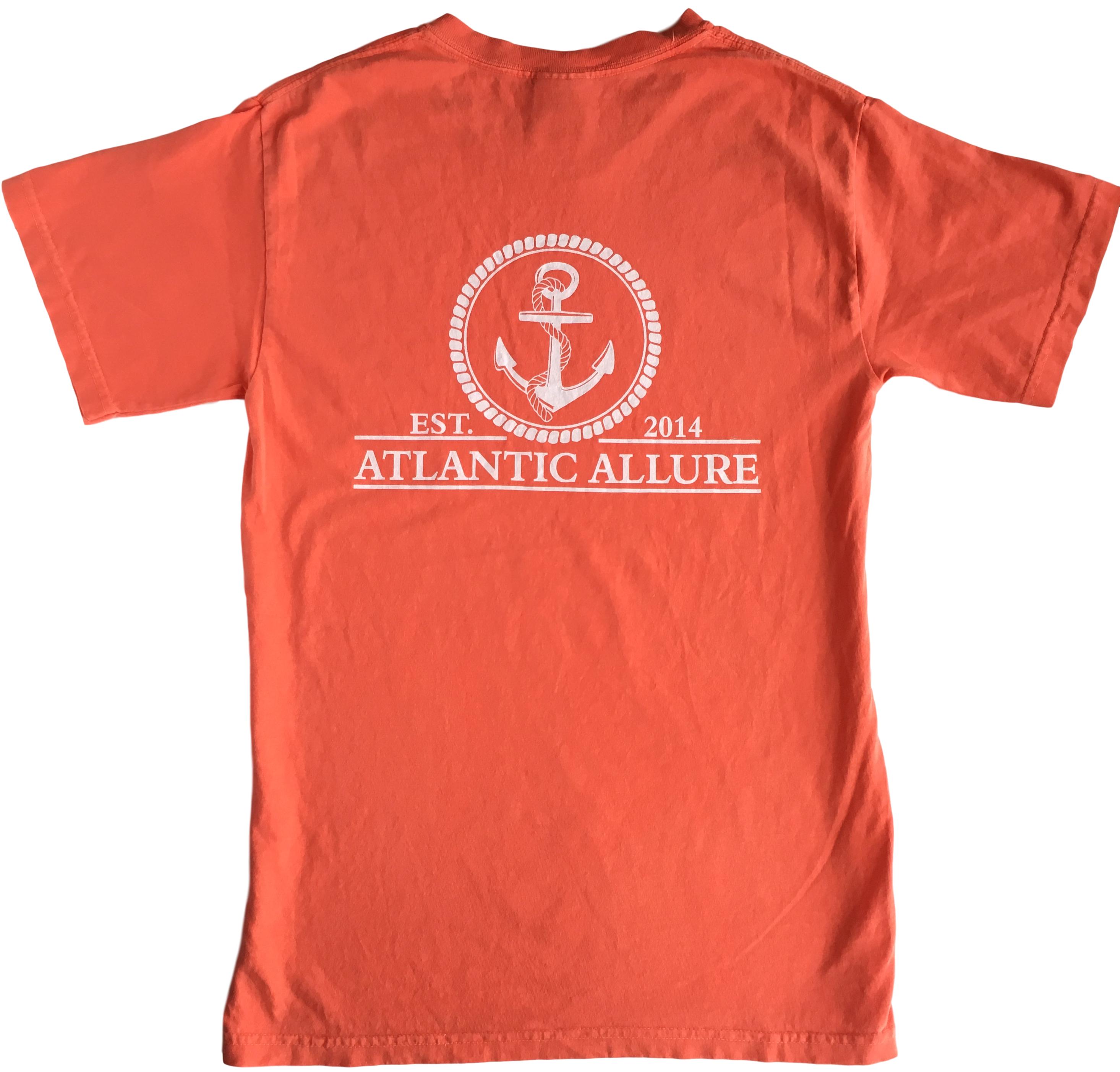 Bright Salmon Short-Sleeve Anchor Classic