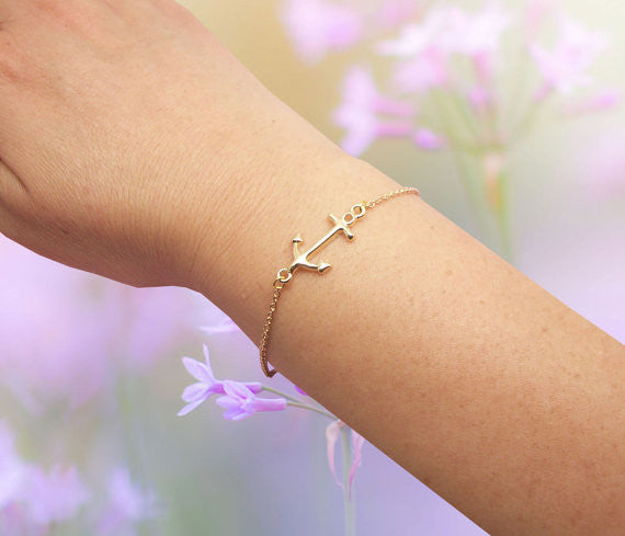 Anchor Bracelet Gold Plated