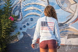 Pocketed USA Flag Long-Sleeve